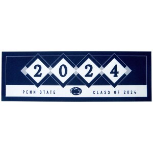 felt banner Penn State Class of 2024 36x12